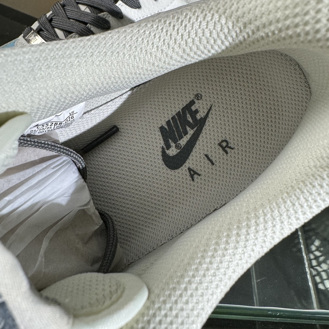 260 Nike Air Force 1'07 Low 北面联名 米浅蓝灰勾 空军一号定制休闲板鞋 CS5288-026