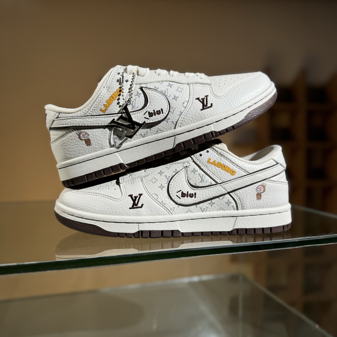 280 Nike SB Dunk Low 三方联名 白咖啡 高端定制 低帮休闲板鞋 SC0601-456