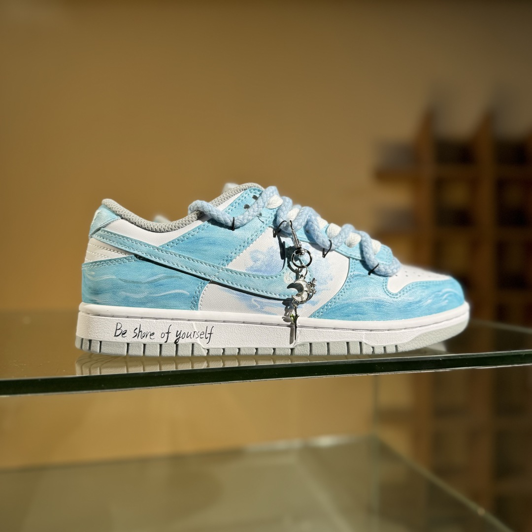 280 Nike SB Dunk Low 海洋蓝 绑带 低帮休闲板鞋 HF5441-105 尺码：40 40.5 41 42 42.5 43 44 44.5 45 46