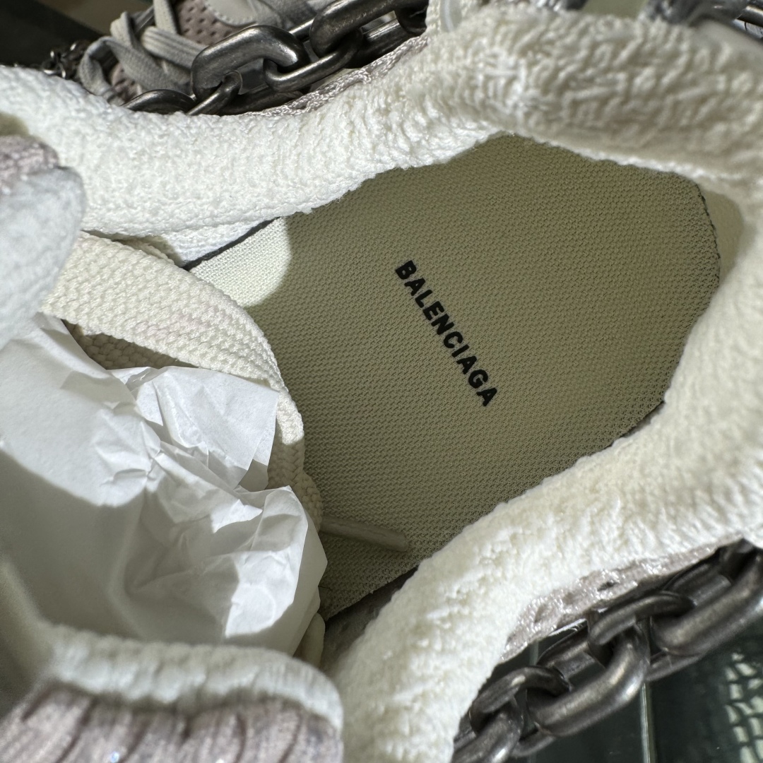480 OK版Balenciaga 十代巴黎世家 3XL 灰银 童心锁 825622 W3XPL 9182
