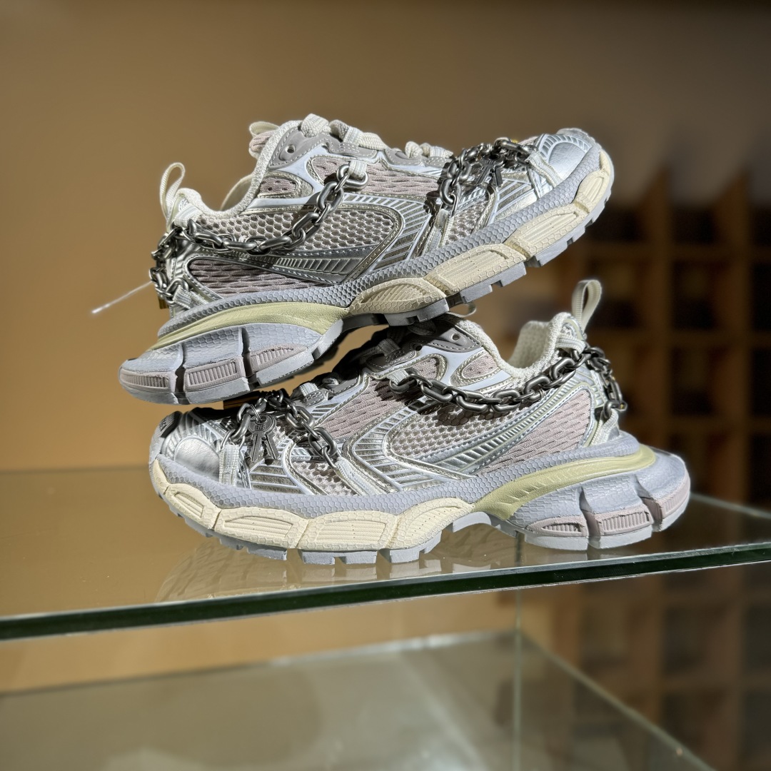 480 OK版Balenciaga 十代巴黎世家 3XL 灰银 童心锁 825622 W3XPL 9182