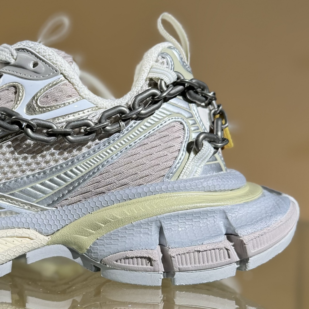 480 OK版Balenciaga 十代巴黎世家 3XL 灰银 童心锁 825622 W3XPL 9182