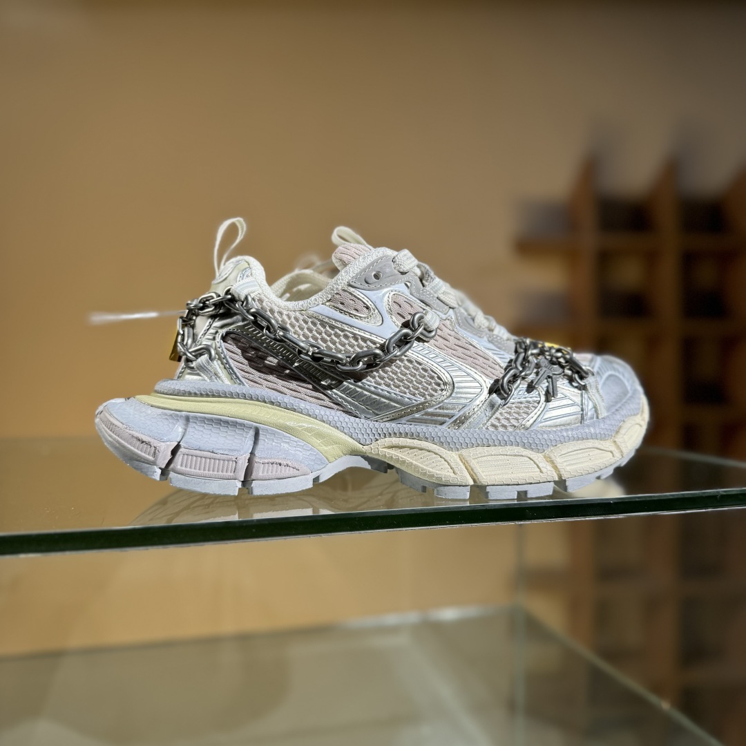 480 OK版Balenciaga 十代巴黎世家 3XL 灰银 童心锁 825622 W3XPL 9182