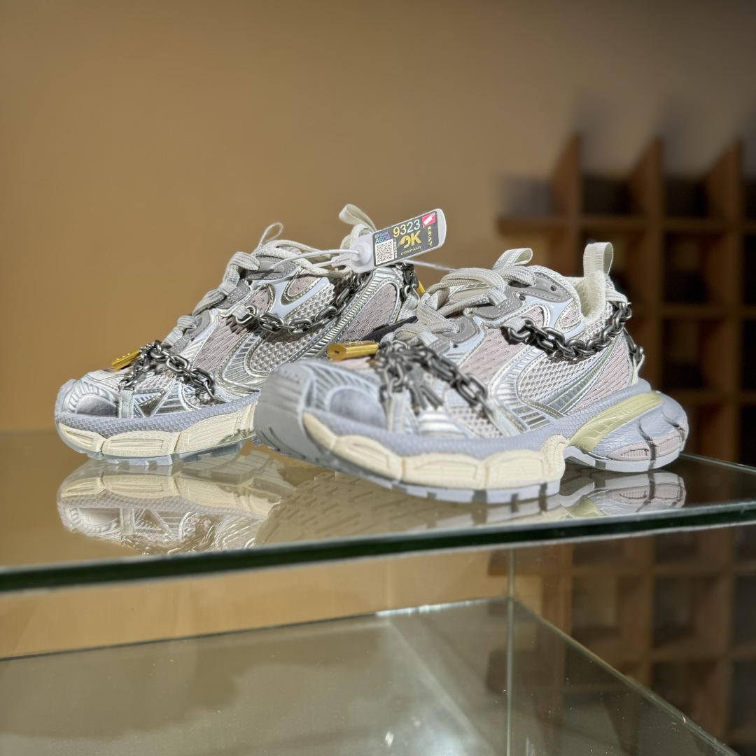 480 OK版Balenciaga 十代巴黎世家 3XL 灰银 童心锁 825622 W3XPL 9182