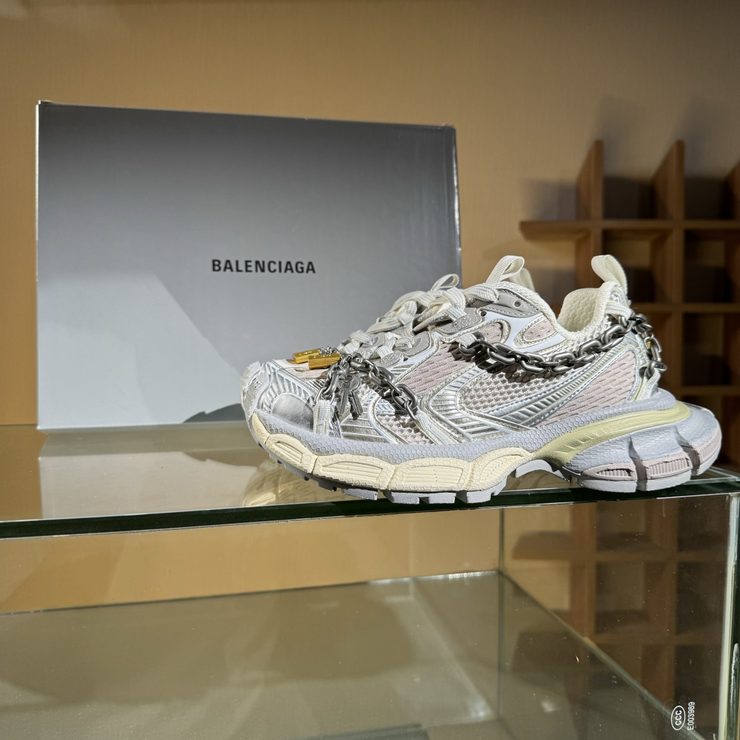 480 OK版Balenciaga 十代巴黎世家 3XL 灰银 童心锁 825622 W3XPL 9182