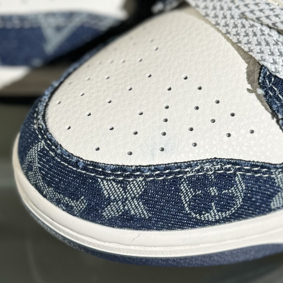 280 Nike SB Dunk Low LV联名 米蓝布小勾  低帮休闲板鞋 YX5066-386