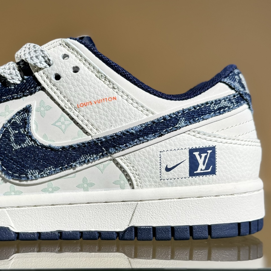 280 Nike SB Dunk Low LV联名 米蓝布小勾  低帮休闲板鞋 YX5066-386
