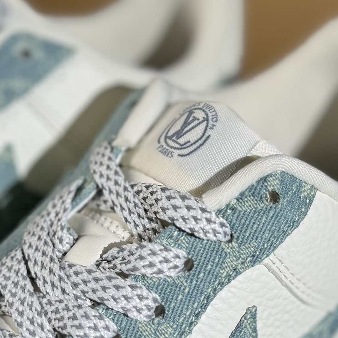 260 Nike Air Force 1'07 Low LV联名 青色牛仔 空军一号定制休闲板鞋 SC0601-554