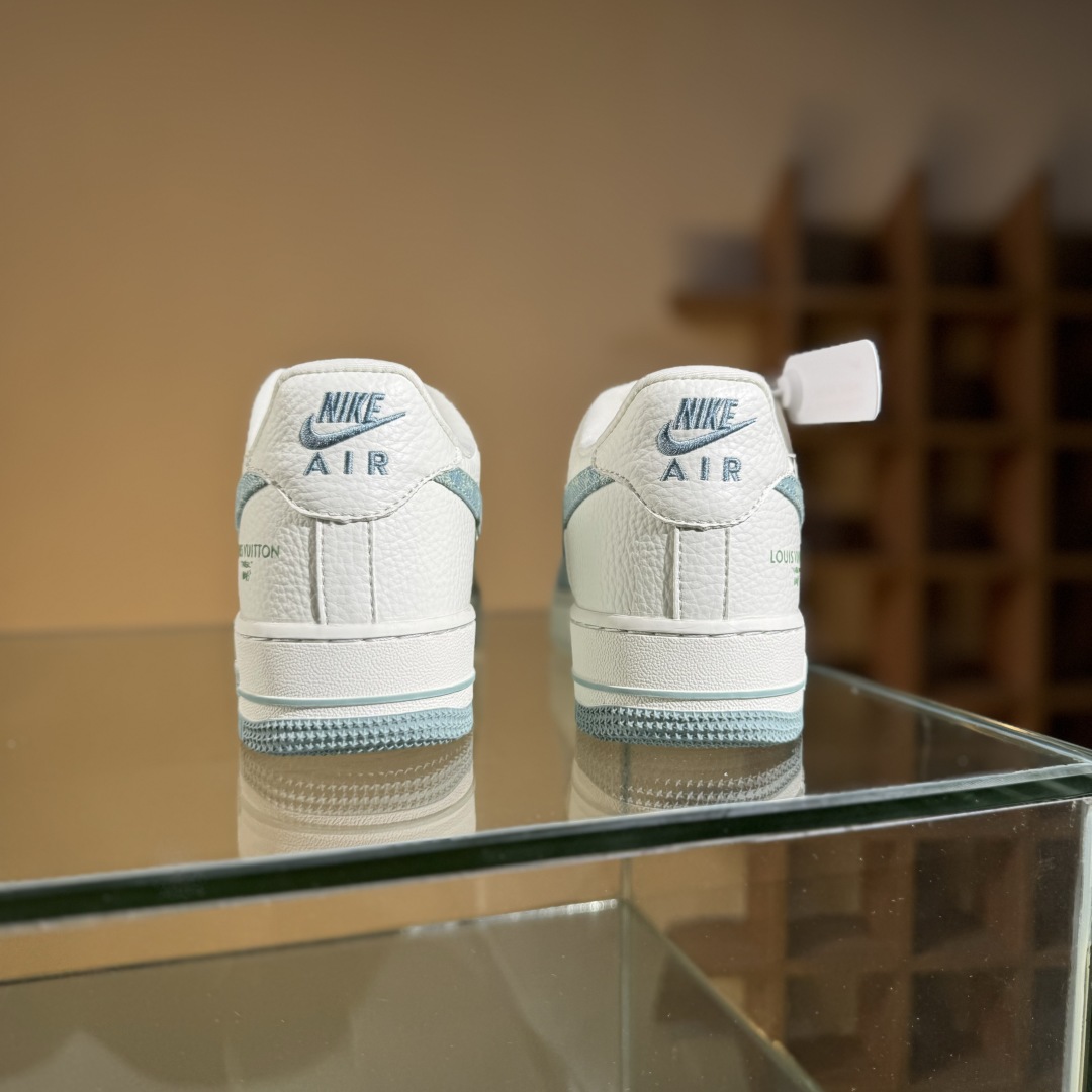 260 Nike Air Force 1'07 Low LV联名 青色牛仔 空军一号定制休闲板鞋 SC0601-554