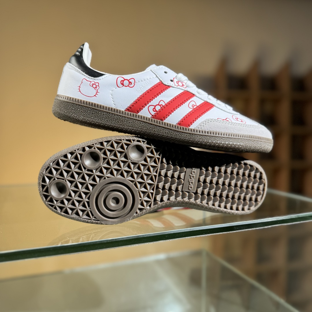 140 阿迪达斯三叶草AdidOriginals Samba 桑巴舞系列绅士德训足球风百搭低帮休闲运动板鞋 B75806
