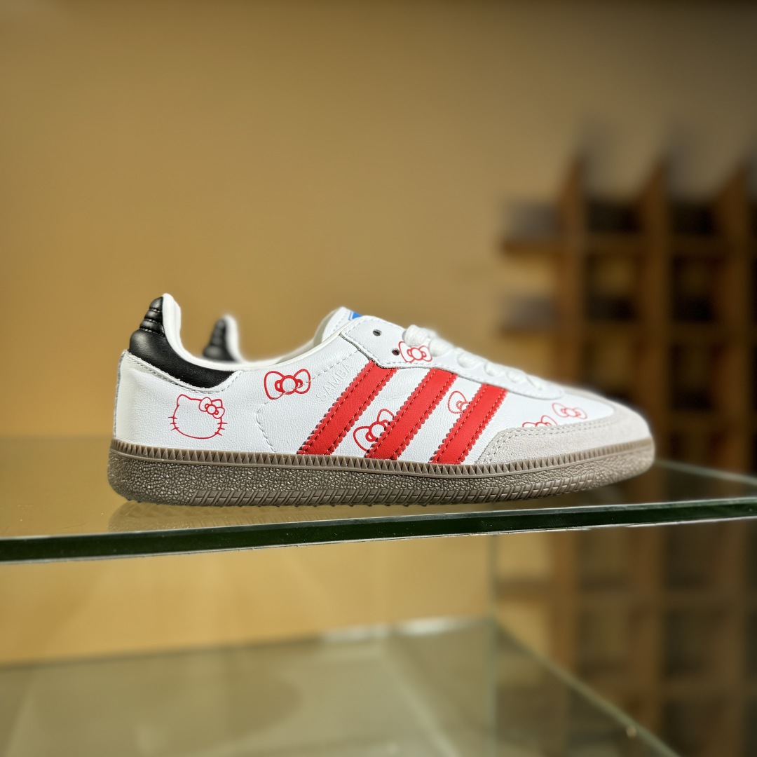 140 阿迪达斯三叶草AdidOriginals Samba 桑巴舞系列绅士德训足球风百搭低帮休闲运动板鞋 B75806