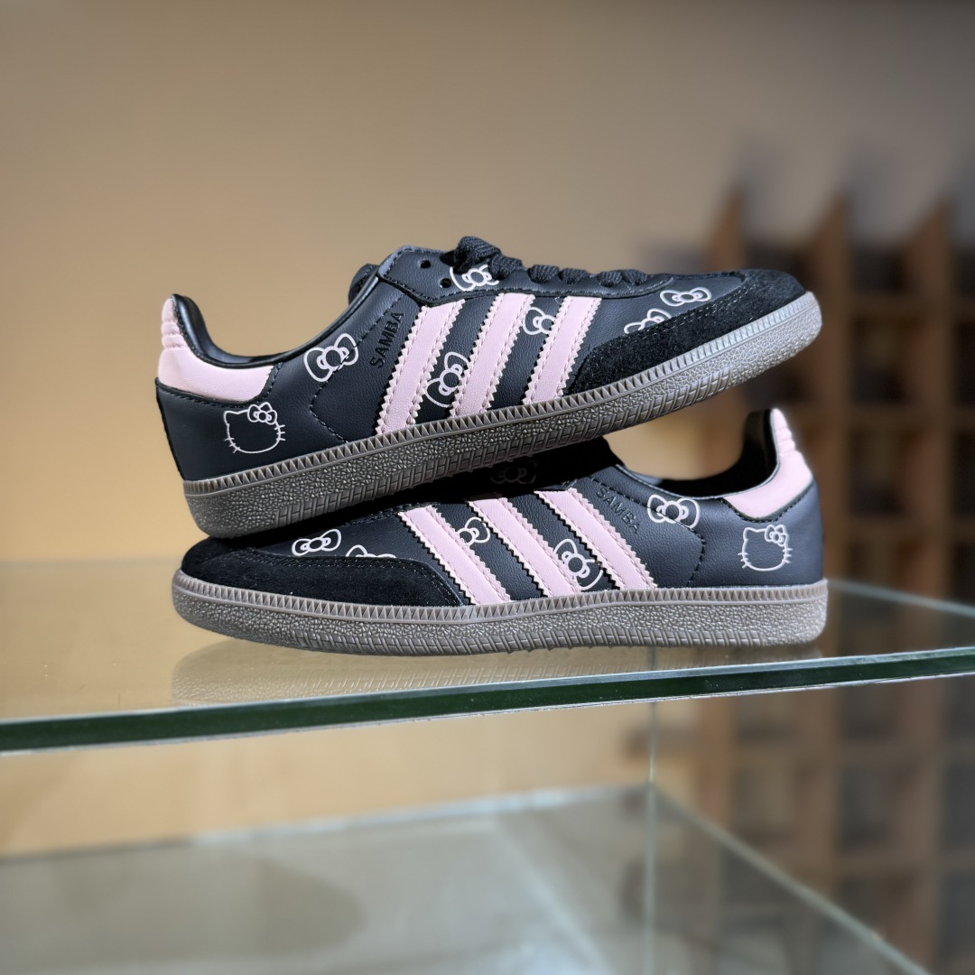 140 阿迪达斯三叶草AdidOriginals Samba 桑巴舞系列绅士德训足球风百搭低帮休闲运动板鞋 B75807