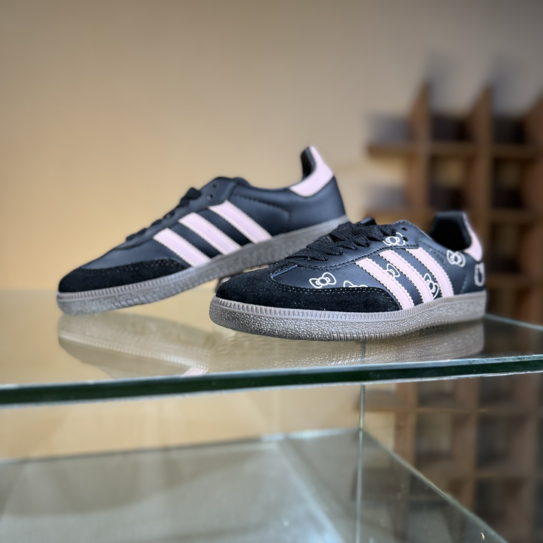 140 阿迪达斯三叶草AdidOriginals Samba 桑巴舞系列绅士德训足球风百搭低帮休闲运动板鞋 B75807