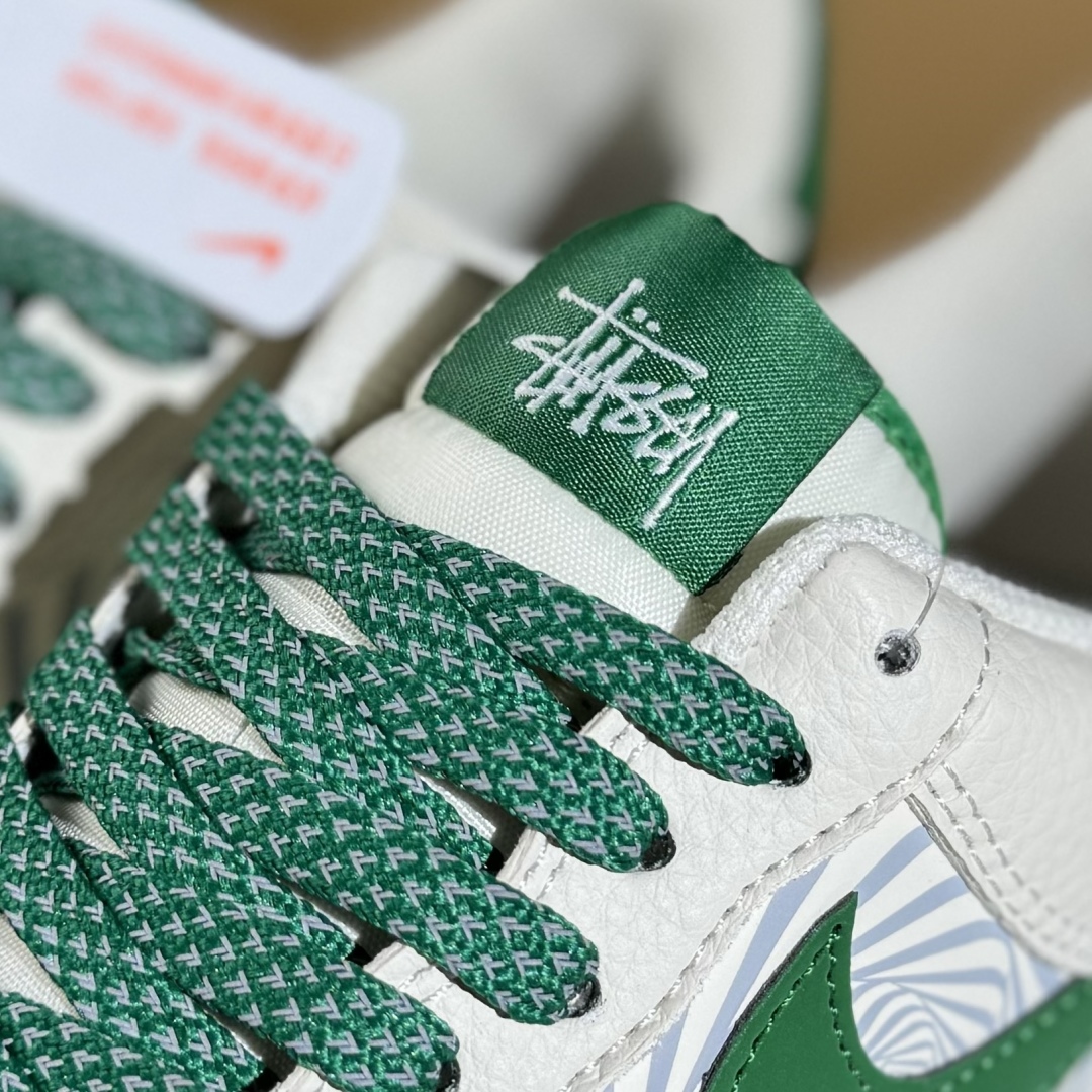 260 Nike Air Force 1‘07 Low 联名 白绿涂鸦 空军一号低帮休闲板鞋 HJ3318-001