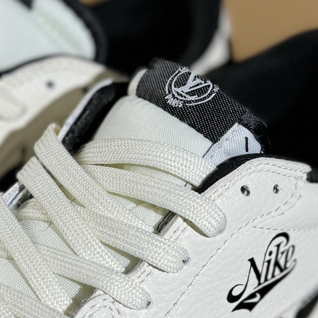 280 Travis Scott x Fragment Design x Air Jordan 1 Low SP AJ1 乔1 LV联名 白黑两小勾 低帮文化休闲板鞋 LD2028-040
