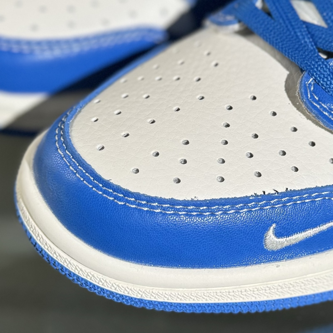 280 Travis Scott x Fragment Design x Air Jordan 1 Low SP AJ1 乔1 北面联名 蓝白 低帮文化休闲板鞋 LD2025-033