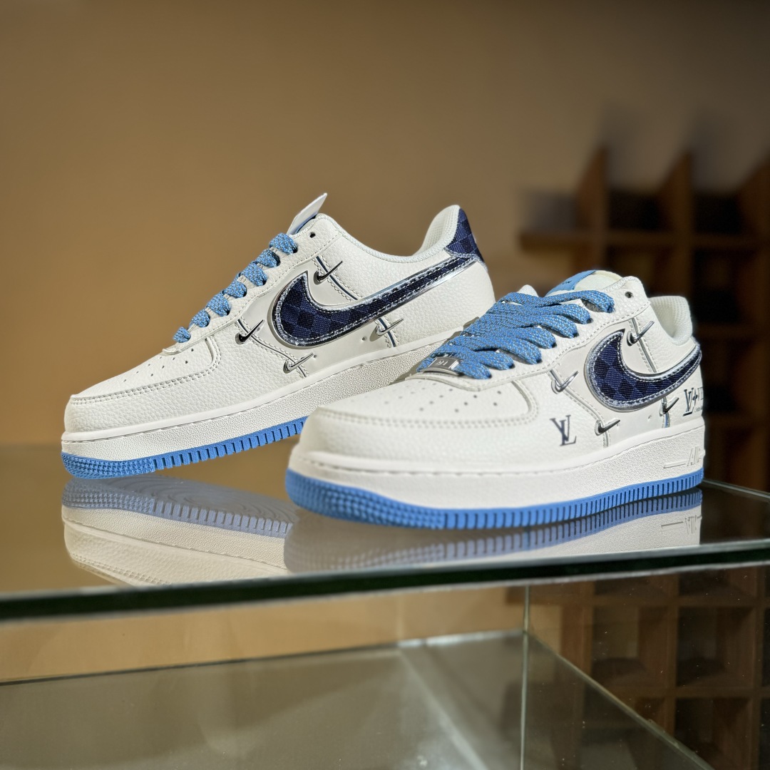 260 Nike Air Force 1'07 Low LV联名 米蓝四勾 空军一号低帮休闲板鞋 XS2869-003