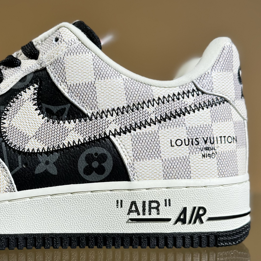 260 Nike Air Force 1'07 Low LV联名 格纹雾灰 空军一号低帮休闲板鞋 SC0601-562