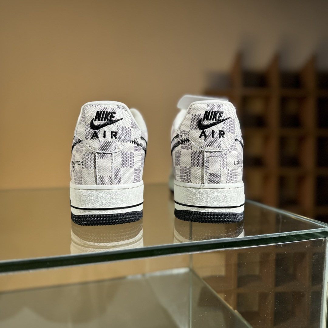 260 Nike Air Force 1'07 Low LV联名 格纹雾灰 空军一号低帮休闲板鞋 SC0601-562