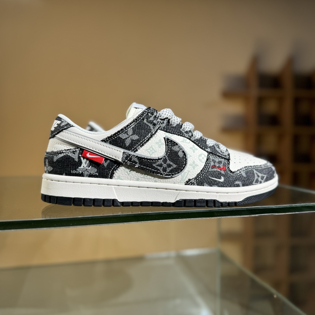 280 Nike SB Dunk Low LV联名 双小勾牛仔  低帮休闲板鞋 YX5066-378