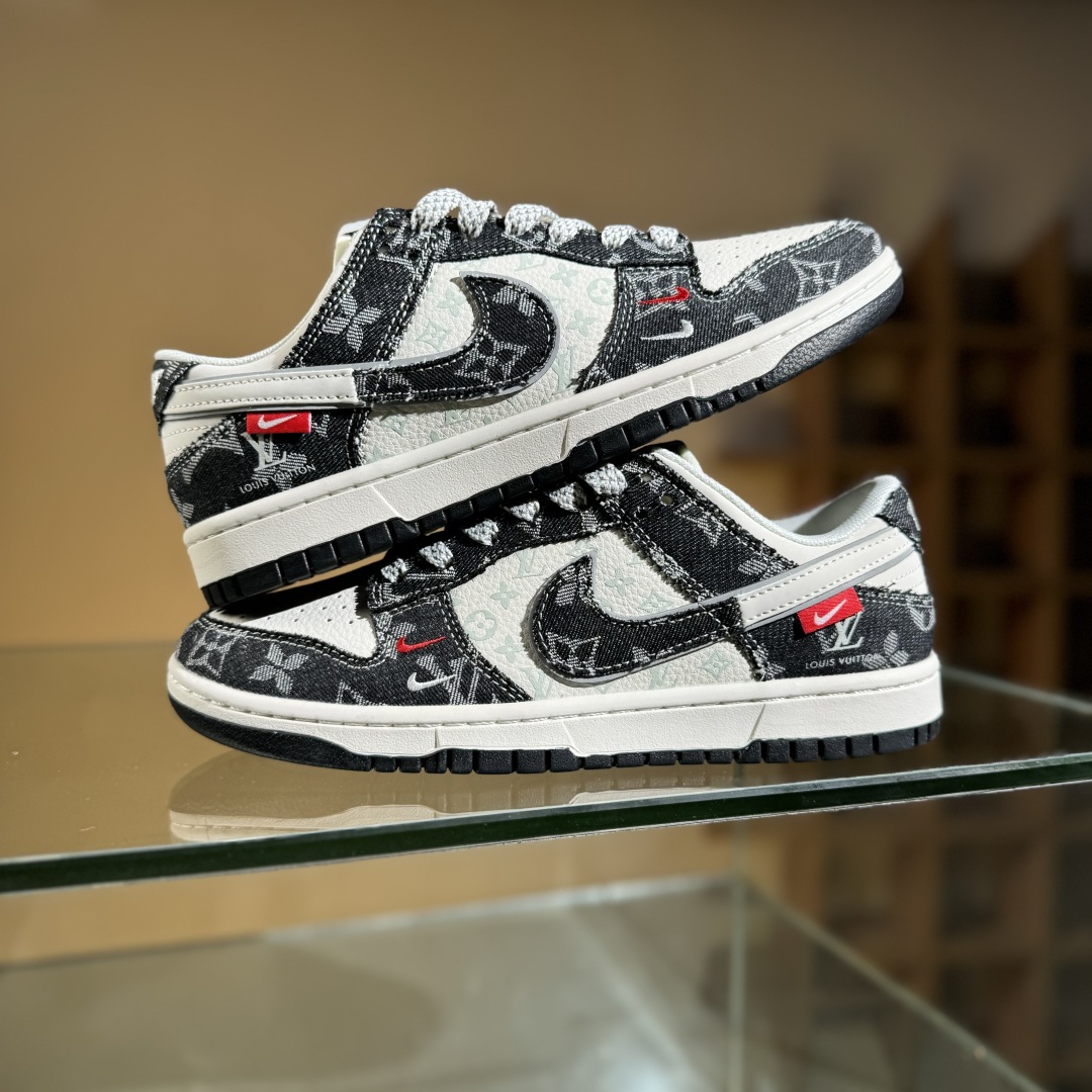 280 Nike SB Dunk Low LV联名 双小勾牛仔  低帮休闲板鞋 YX5066-378