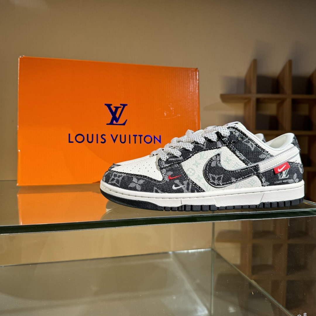 280 Nike SB Dunk Low LV联名 双小勾牛仔  低帮休闲板鞋 YX5066-378