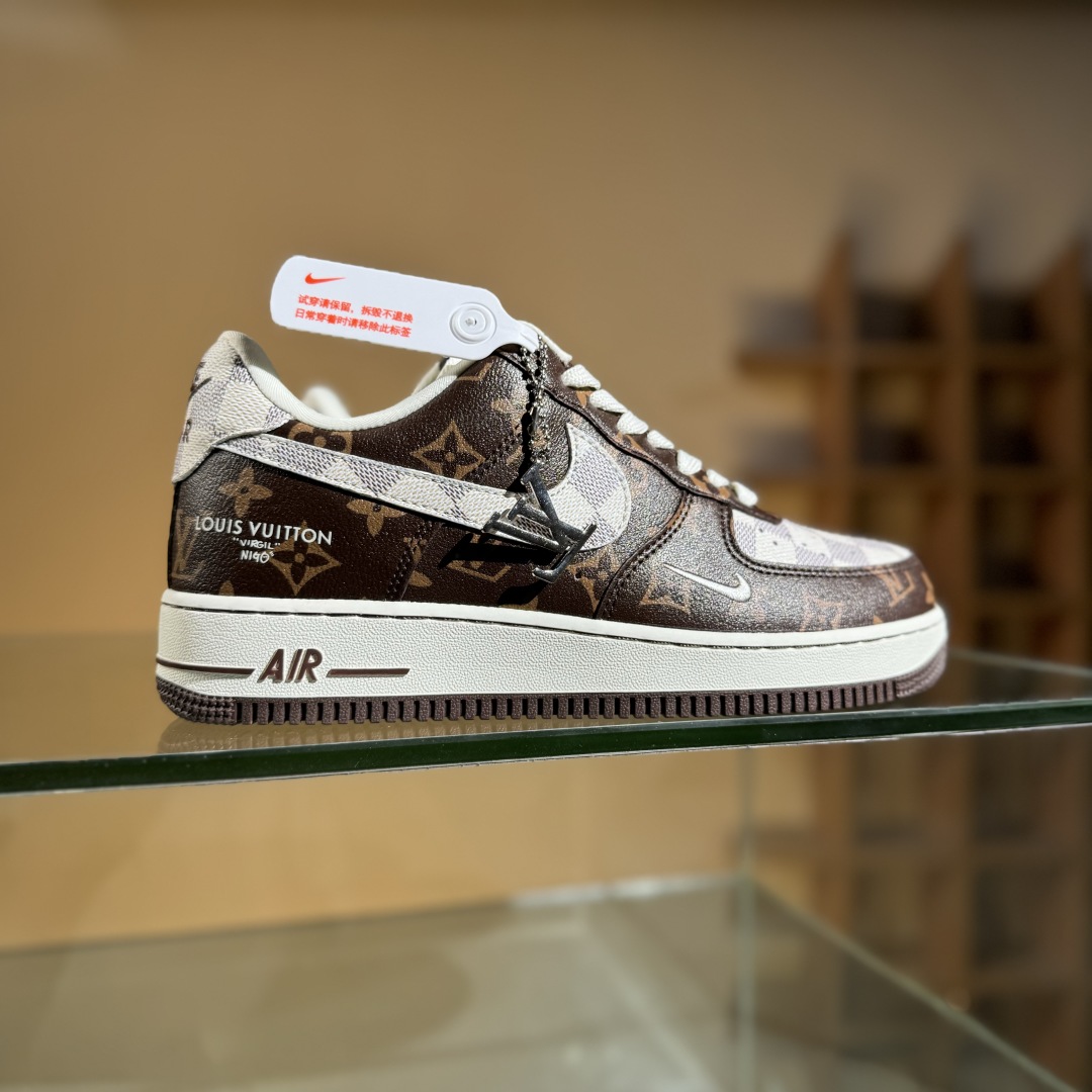 260 Nike Air Force 1'07 Low LV联名 经典咖啡棕 空军一号低帮休闲板鞋 SC0601-558