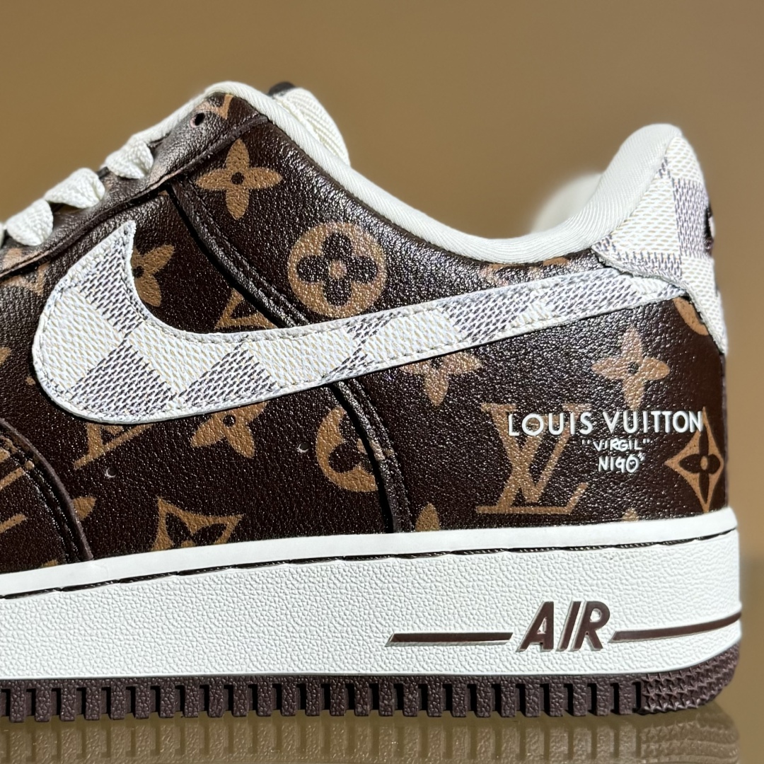 260 Nike Air Force 1'07 Low LV联名 经典咖啡棕 空军一号低帮休闲板鞋 SC0601-558