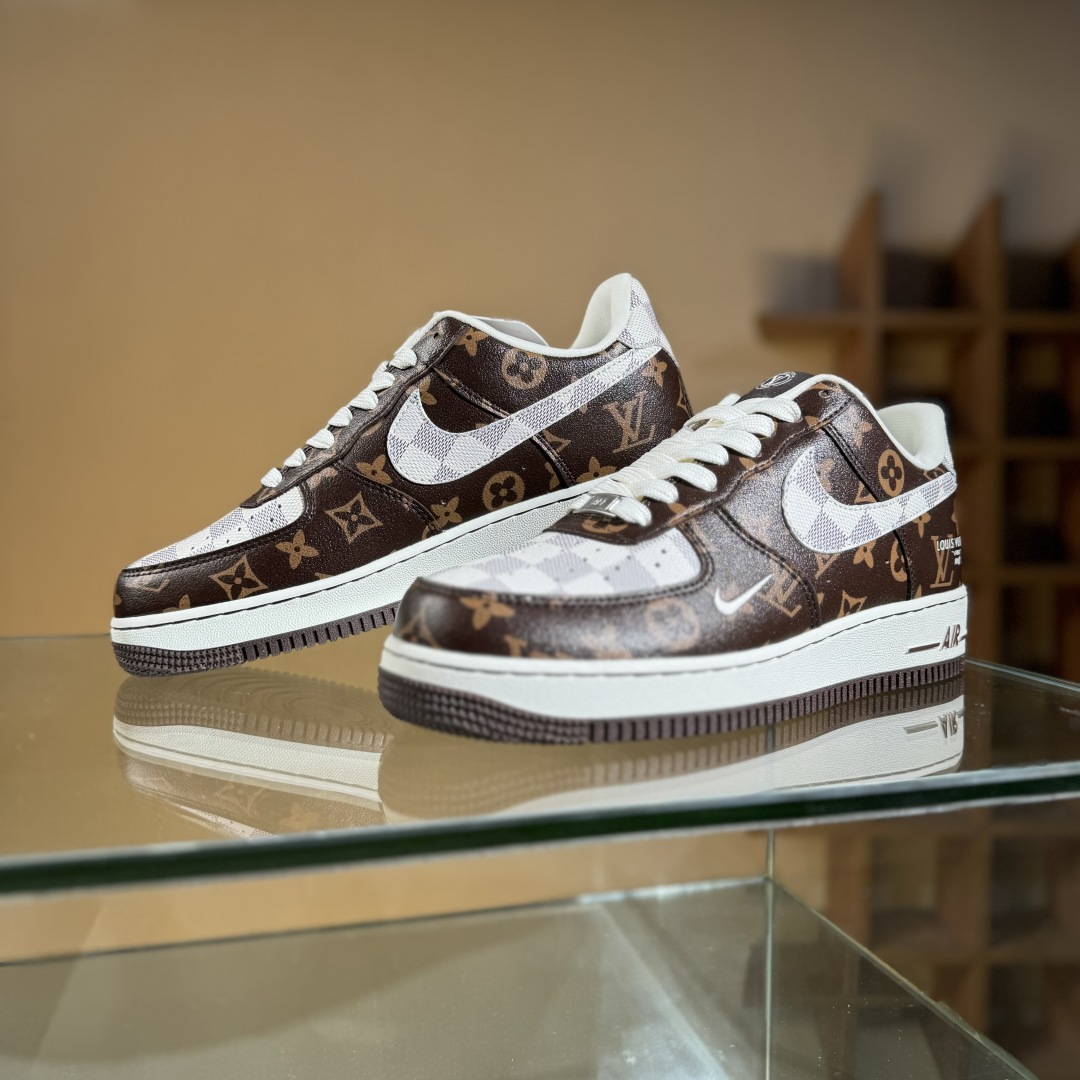 260 Nike Air Force 1'07 Low LV联名 经典咖啡棕 空军一号低帮休闲板鞋 SC0601-558