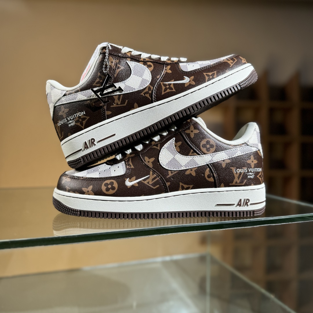 260 Nike Air Force 1'07 Low LV联名 经典咖啡棕 空军一号低帮休闲板鞋 SC0601-558