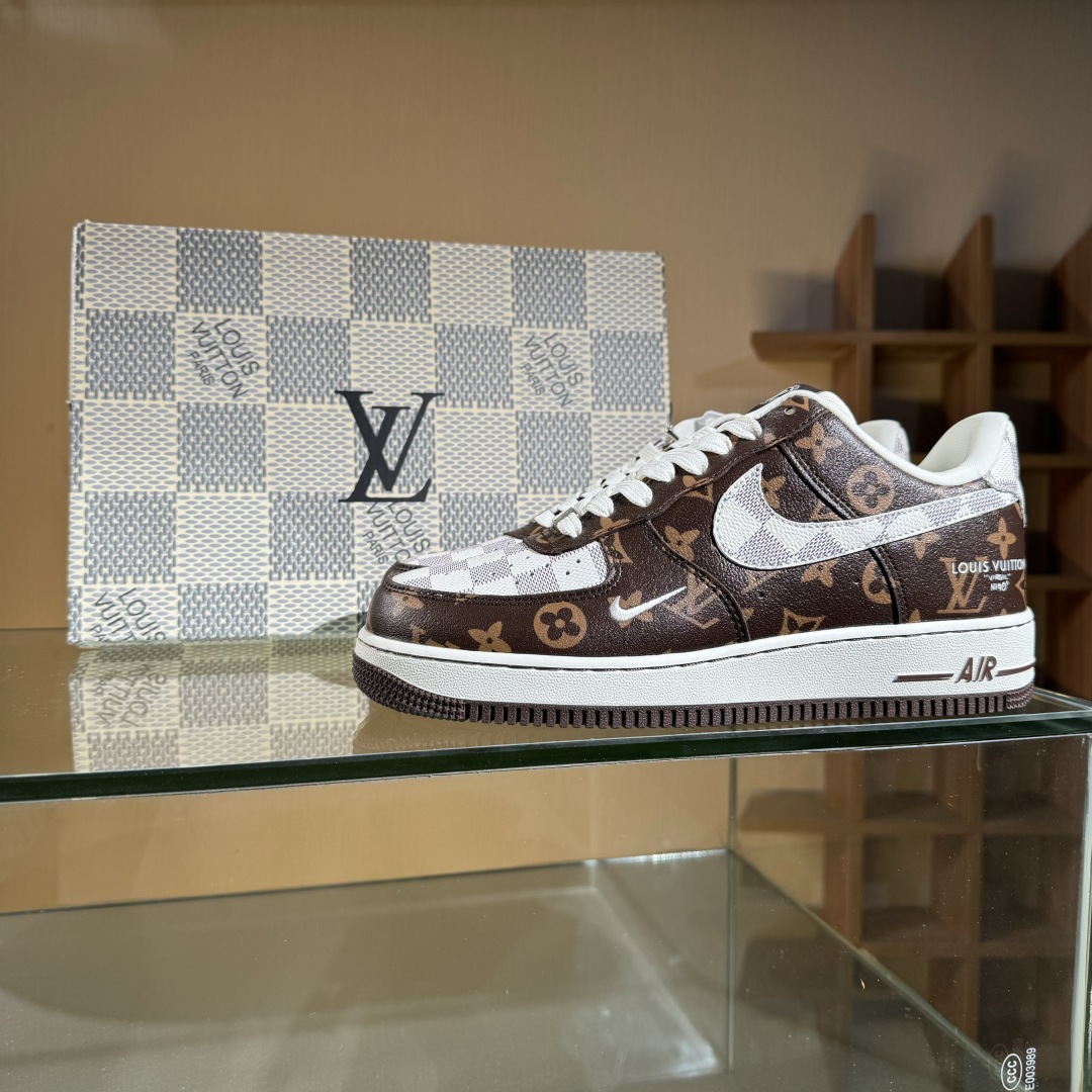 260 Nike Air Force 1'07 Low LV联名 经典咖啡棕 空军一号低帮休闲板鞋 SC0601-558