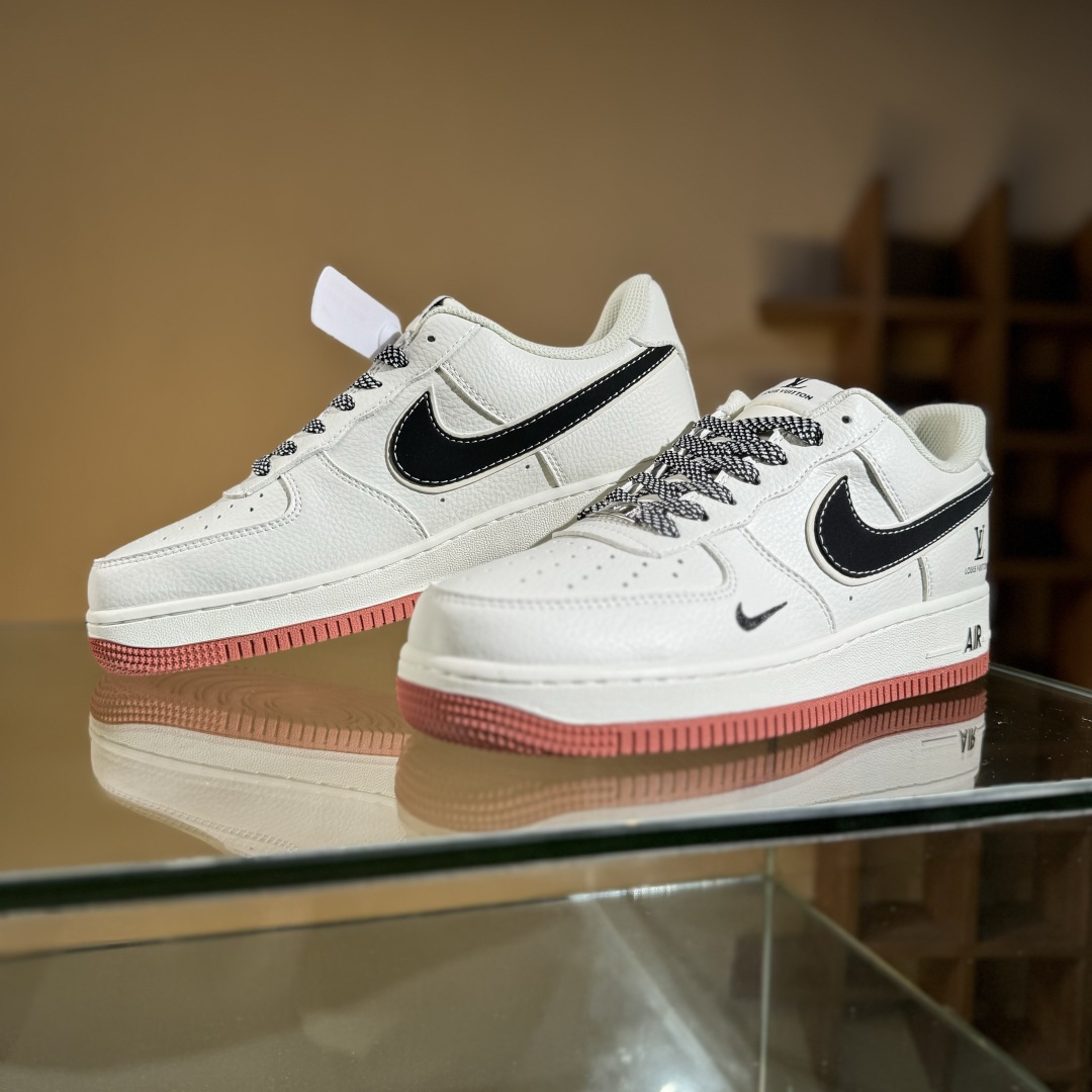 260 Nike Air Force 1'07 Low LV联名 米黑勾生胶 空军一号低帮休闲板鞋 CS5288-020