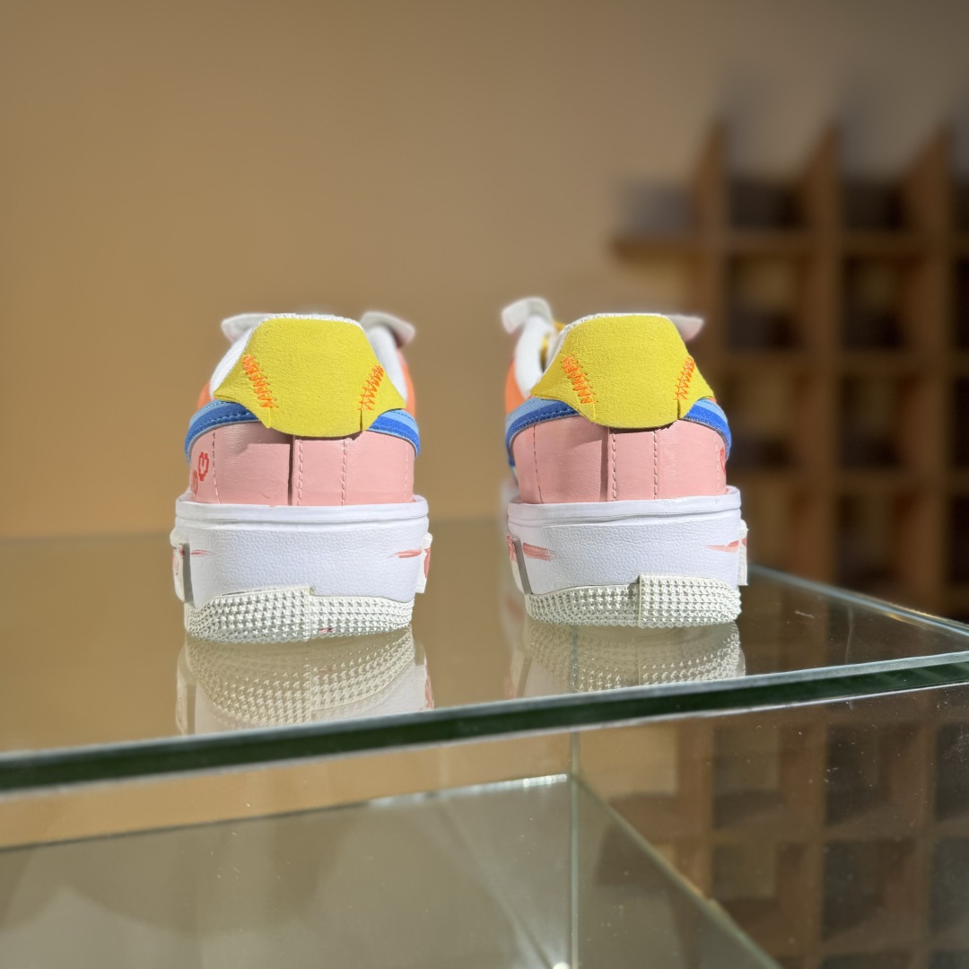 260 Nike Air Force 1 Fontanka ”Pixel Sweetheart” 手绘涂鸦 像素甜心 空军一号定制板鞋 DV3211-001