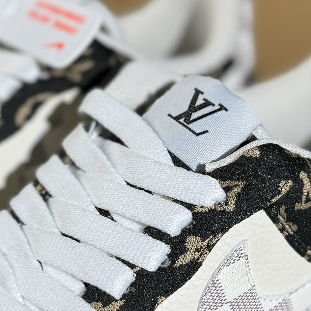 260 Nike Air Force 1'07 Low LV联名 黑金织布 空军一号低帮休闲板鞋 BZ6880-104