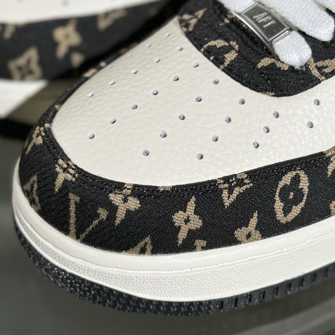 260 Nike Air Force 1'07 Low LV联名 黑金织布 空军一号低帮休闲板鞋 BZ6880-104