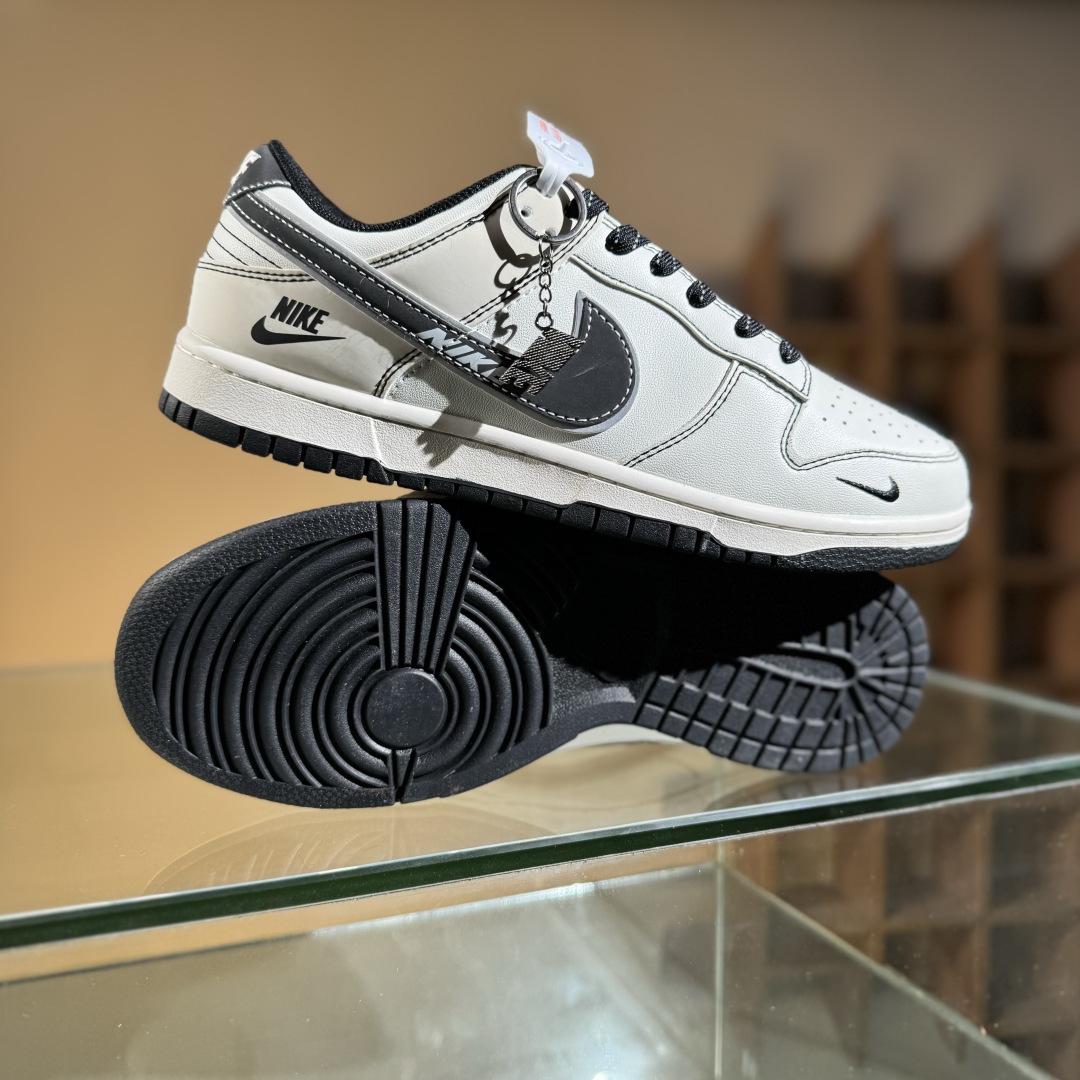 280 XC版Nike SB Dunk Low“ NIKE联名——黑灰边勾”  低帮休闲板鞋  CS1688-116