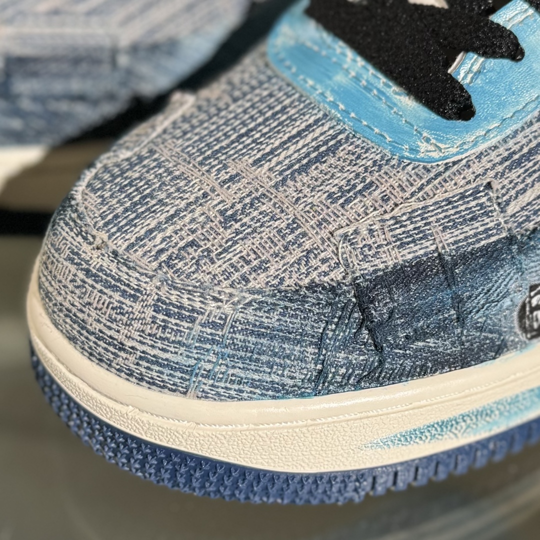 260 Nike Air Force 1 Low 07 蓝白牛仔补丁 FB0607-770