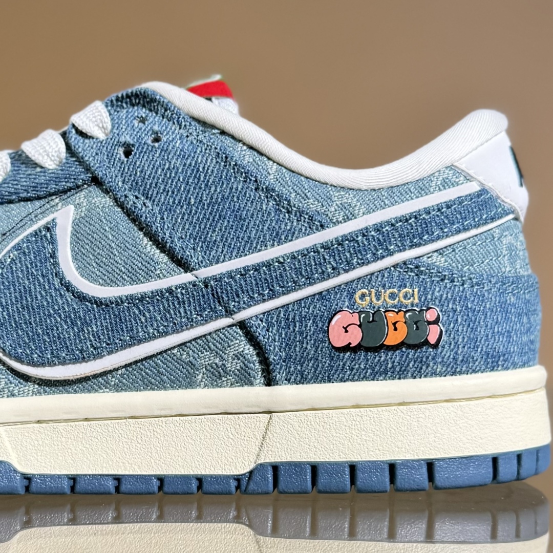 280 NIKE SB Dunk Low RETRO x GUCCI 牛仔蓝白  SC0601-454