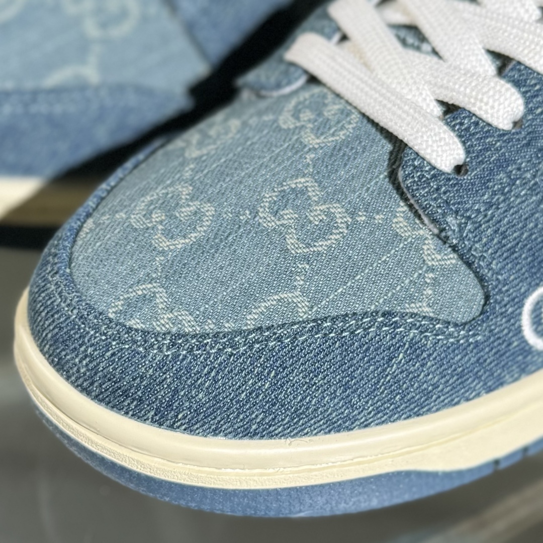 280 NIKE SB Dunk Low RETRO x GUCCI 牛仔蓝白  SC0601-454