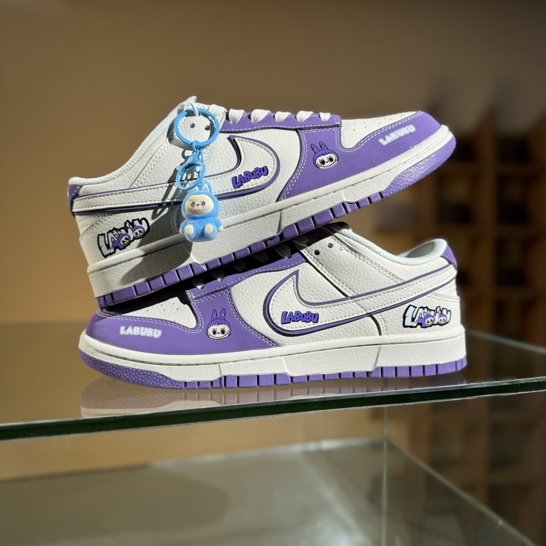 260 NIKE SB Dunk Low RETRO x LABUBU 紫白 DS6608-007
