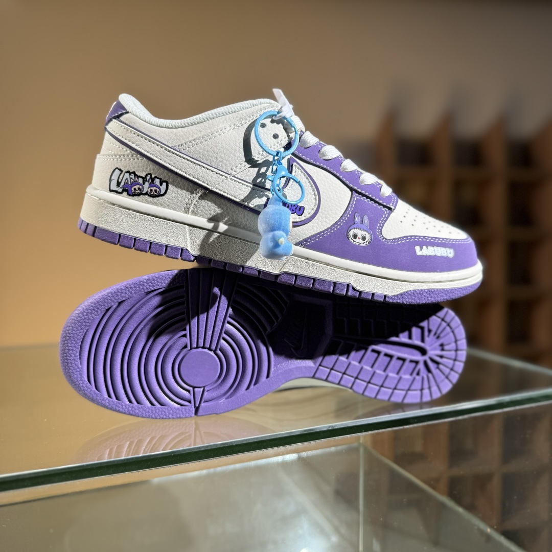 260 NIKE SB Dunk Low RETRO x LABUBU 紫白 DS6608-007