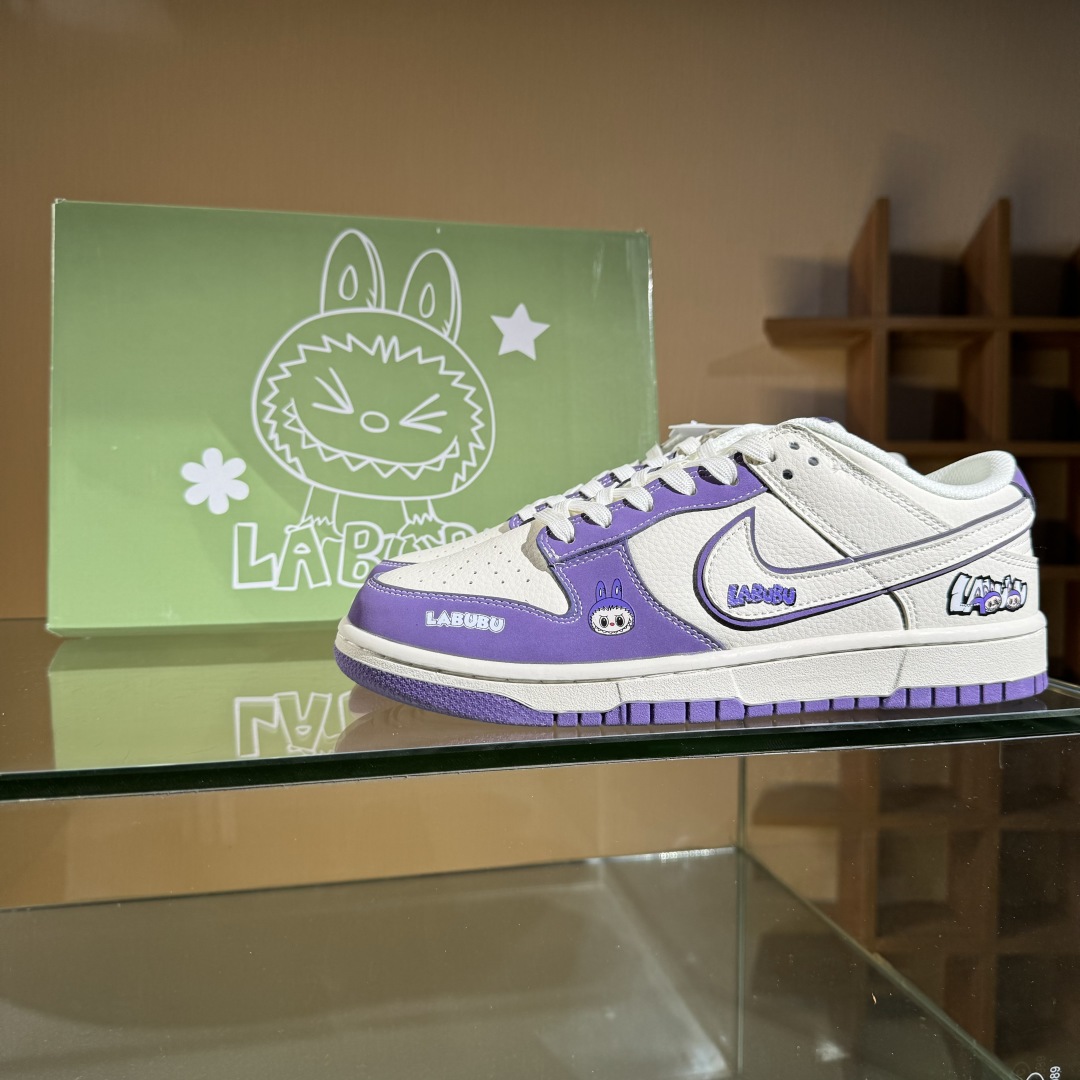260 NIKE SB Dunk Low RETRO x LABUBU 紫白 DS6608-007