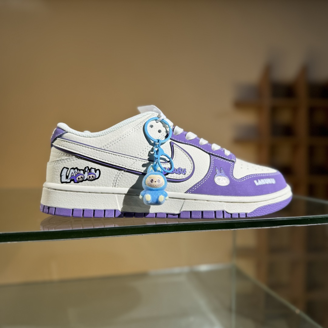 260 NIKE SB Dunk Low RETRO x LABUBU 紫白 DS6608-007