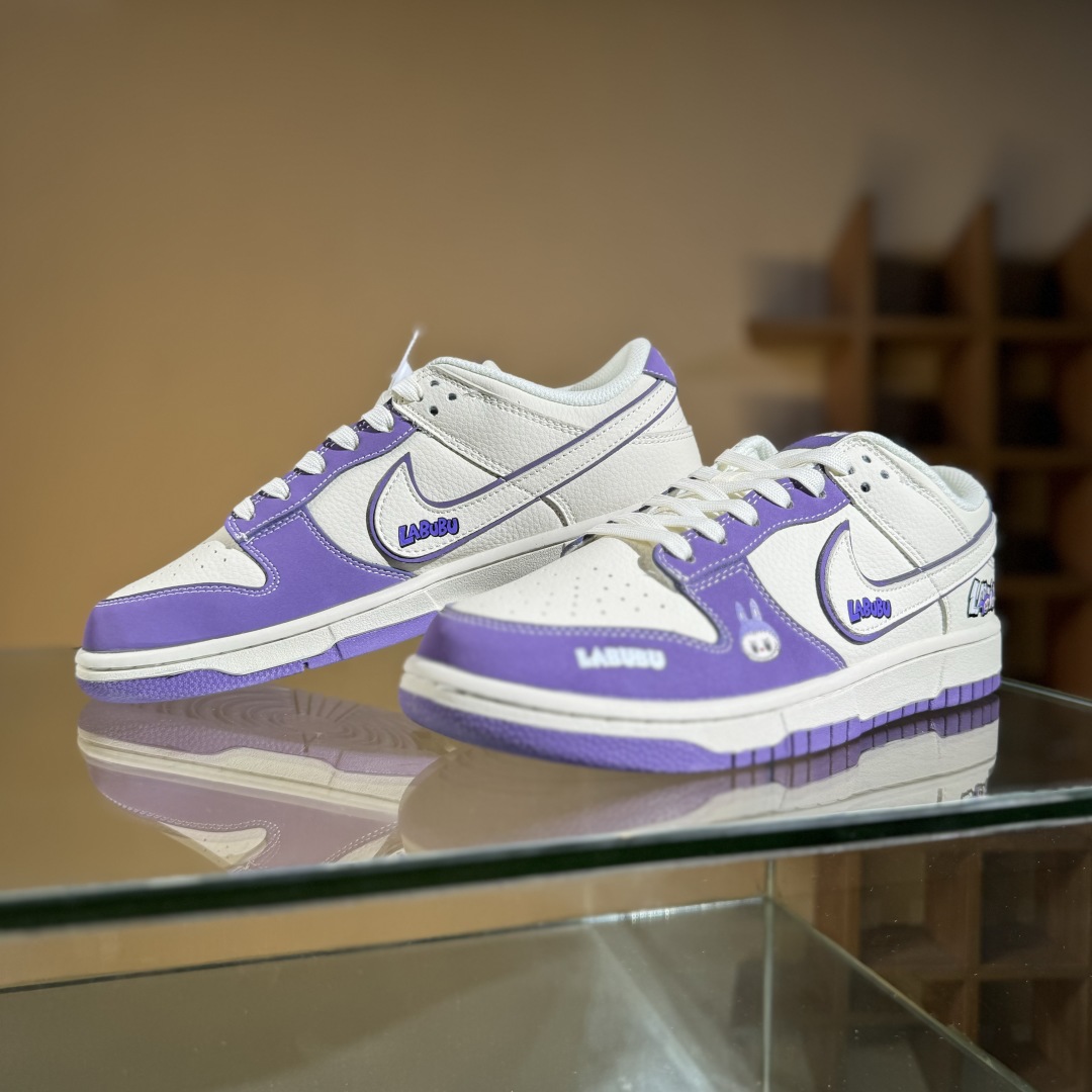 260 NIKE SB Dunk Low RETRO x LABUBU 紫白 DS6608-007