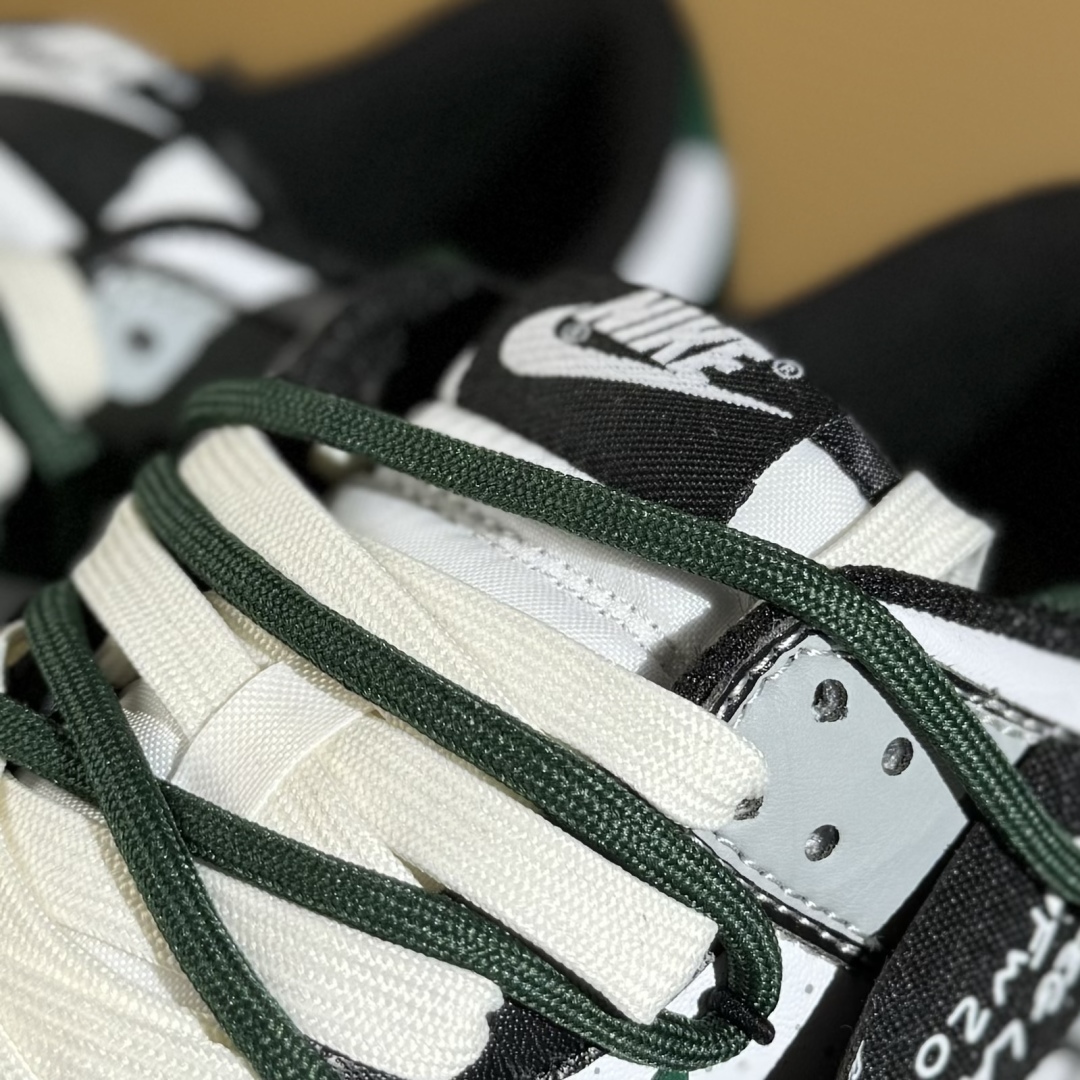 220 Nike SB Dunk Low 白绿 绑带 低帮休闲板鞋 DD1391-100
