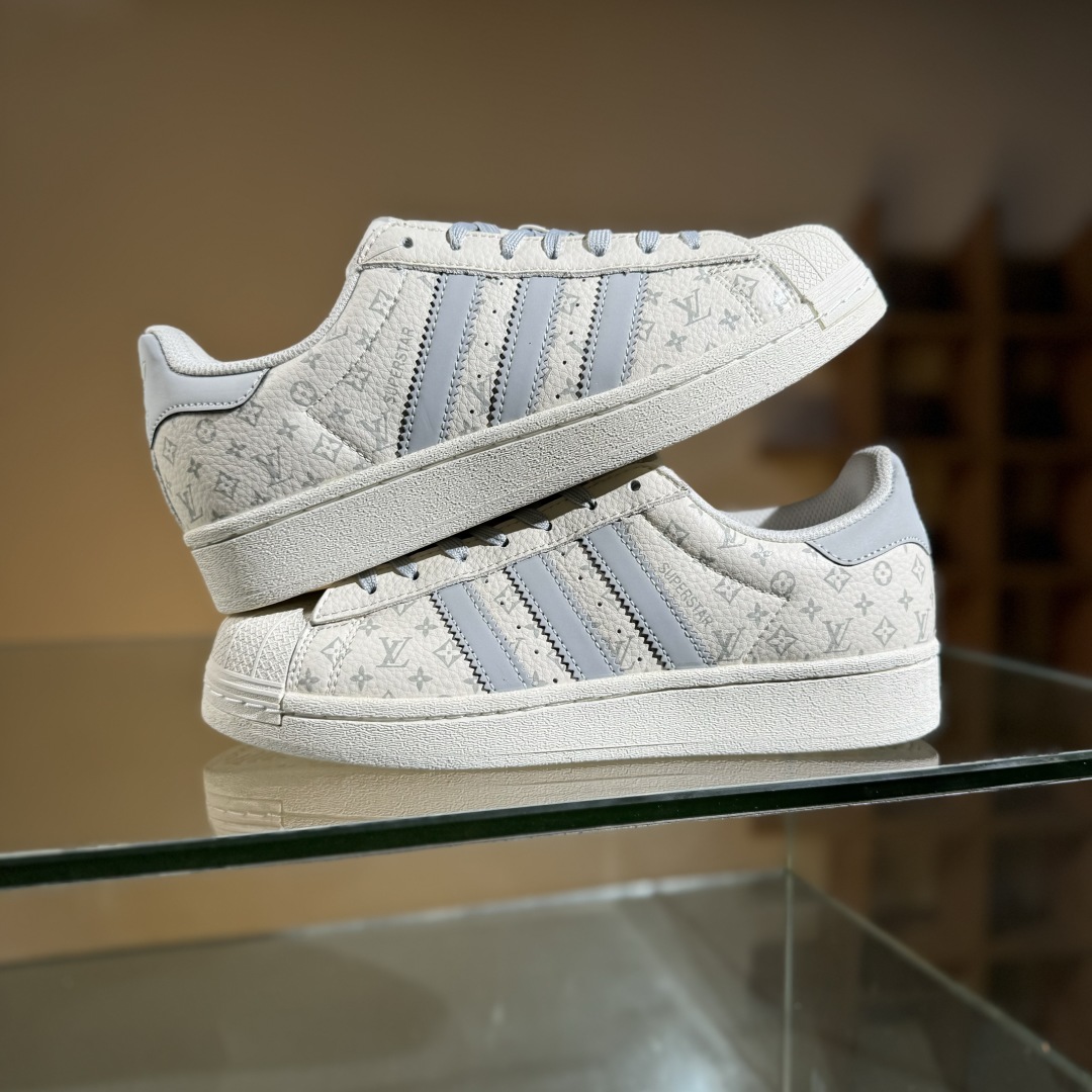 240 AD Originals Superstar x Louis Vuitt米灰 DS0012