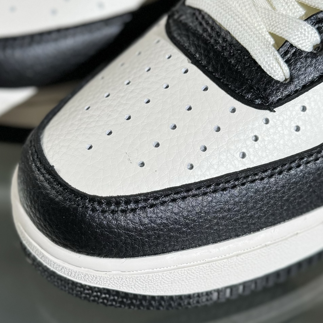 260 Nike Air Force 1'07 Low 巴黎世家联名 米黑创意勾 空军一号低帮休闲板鞋 HJ3318-003