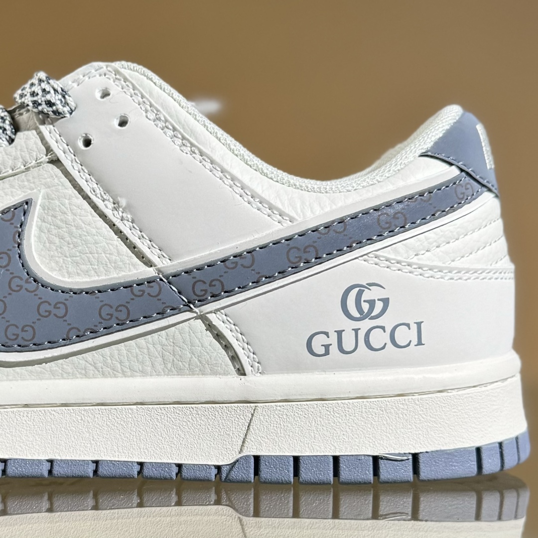280 Nike SB Dunk Low 古驰联名 灰花勾  低帮休闲板鞋 CS1688-121