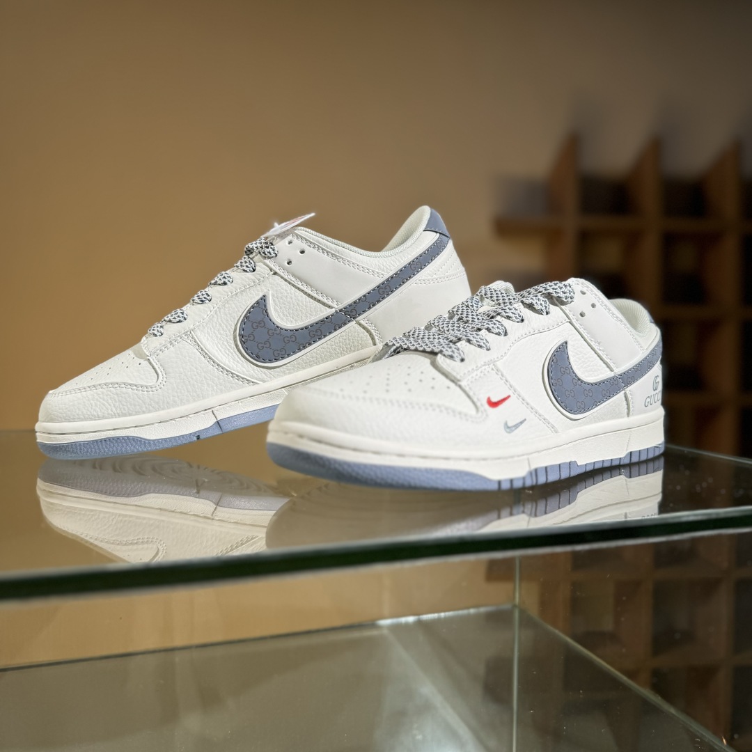 280 Nike SB Dunk Low 古驰联名 灰花勾  低帮休闲板鞋 CS1688-121