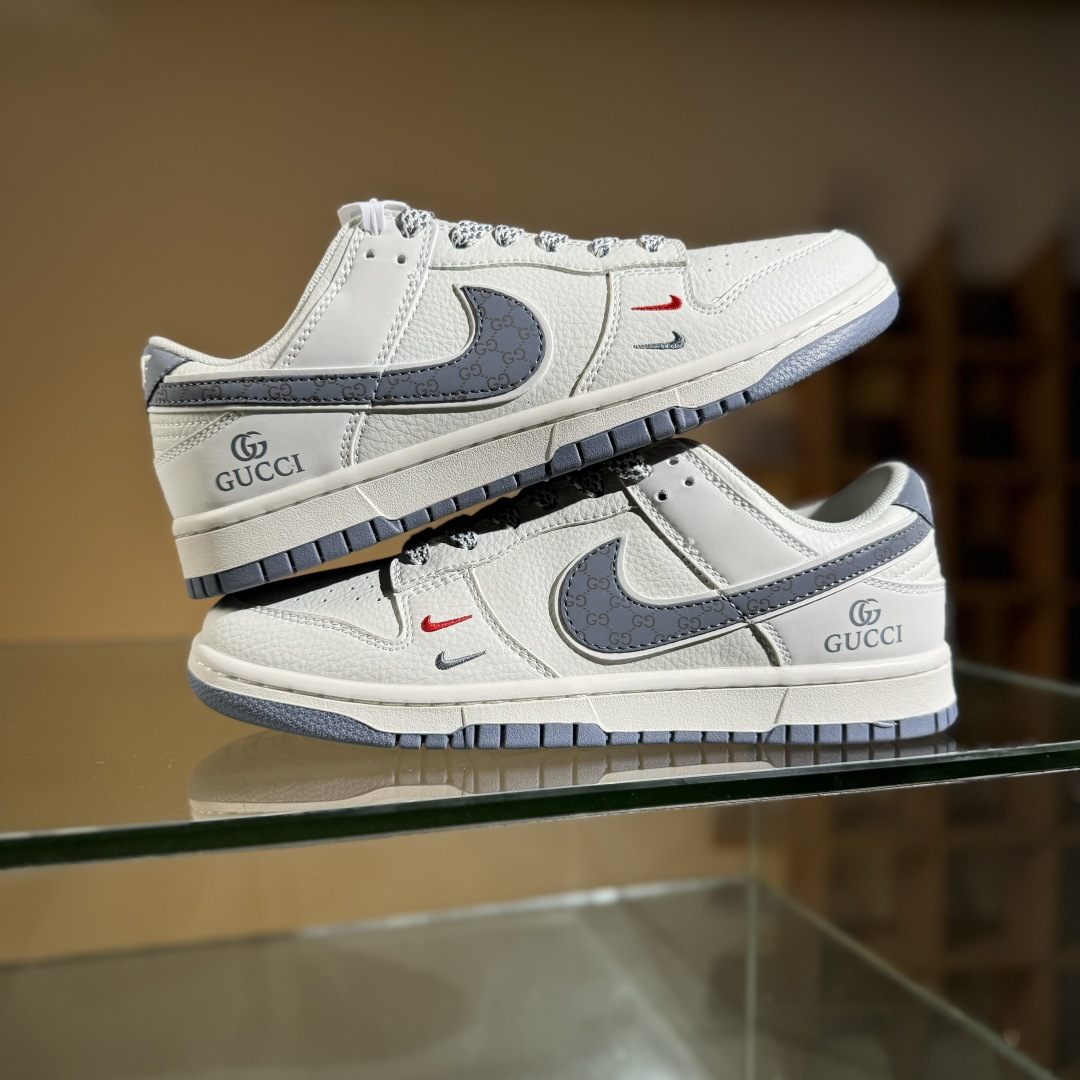 280 Nike SB Dunk Low 古驰联名 灰花勾  低帮休闲板鞋 CS1688-121